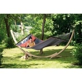 Amazonas American Dream Set AZ-6010130, Camping-Hängematte grau, Mit Spreizstäben, Gestell