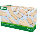 BRIO World Mittleres Schienensortiment, Bahn holz