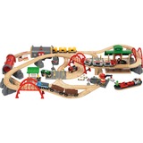 BRIO World Straßen und Schienen Bahn Set Deluxe 