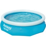 Bestway Fast Set Pool, Ø 305cm x 76cm, Schwimmbad blau/hellblau