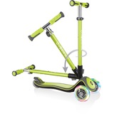 GLOBBER Elite Deluxe mit Leuchtrollen, Scooter hellgrün