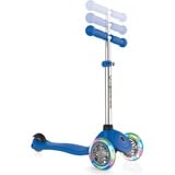 GLOBBER Primo Lights mit Leuchtrollen, Scooter blau