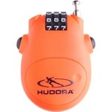 HUDORA Kabelschloss, Sicherheit orange