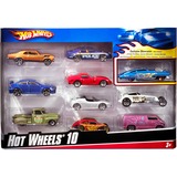 Hot Wheels Hot Wheels Set mit 10 Fahrzeugen im Maßstab 1:64, Spielfahrzeug 
