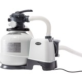 Intex Krystal Clear Sandfilteranlage SF70220RC-2, Wasserfilter dunkelgrau/grau, 650 Watt