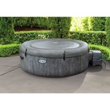 Intex Pure SPA Bubble Massage Greywood Deluxe Ø 196 x 71cm, Schwimmbad dunkelgrau, mit Kalkschutzsystem