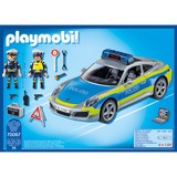 PLAYMOBIL 70067 City Action Porsche 911 Carrera 4S Polizei, Konstruktionsspielzeug Mit Licht und Sound