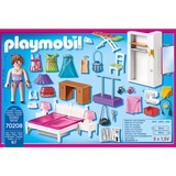 PLAYMOBIL 70208 Dollhouse Schlafzimmer mit Nähecke, Konstruktionsspielzeug 