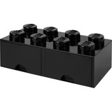 Room Copenhagen LEGO Brick Drawer 8 schwarz, Aufbewahrungsbox schwarz
