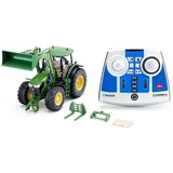 SIKU CONTROL32 John Deere 7310R mit Frontlader und Bluetooth-Fernsteuermodul, RC grün, 1:32