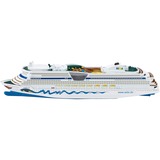 SIKU SUPER Kreuzfahrtschiff, Spielfahrzeug weiß/blau