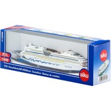 SIKU SUPER Kreuzfahrtschiff, Spielfahrzeug weiß/blau