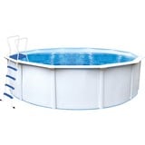 Steinbach Stahlwandpool Set Nuovo de Luxe II, Ø 460cm. H 120cm, Schwimmbad Höhe 120cm