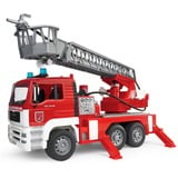 bruder 02771 MAN TGA Feuerwehr mit Drehleiter, Modellfahrzeug rot/weiß