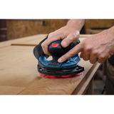 Bosch Akku-Exzenterschleifer GEX 12V-150-3 Professional solo, 12Volt blau/schwarz, ohne Akku und Ladegerät