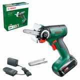 Bosch Heimwerken & Garten Akku-Säge NanoBlade UniversalCut 18V-65, 18Volt, Kettensäge grün/schwarz, Li-Ionen Akku 2,5Ah, POWER FOR ALL ALLIANCE