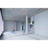 Bosch Professional Linienlaser GLL 3-80 C Professional, L-BOXX, Kreuzlinienlaser blau/schwarz, mit roten Laserlinien, Li-Ionen Akku 2,0Ah