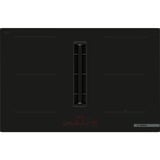 Bosch Set PVQ811HGA7 (HEZ9VDSB2 + PVQ811H26E), Autarkes Kochfeld schwarz, 80 cm, mit integriertem Dunstabzug, Home Connect