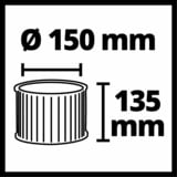 EINHELL Dual-Staub-Filtersystem 2351250 2-teilig