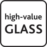 Emsa Drink2Go GLAS Trinkflasche 0,7 Liter transparent/petrol, Schraubverschluss