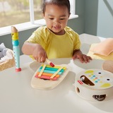 Fisher-Price Musik-Geschenkset mit Holzinstrumenten für Kleinkinder, Musikspielzeug 6 Teile