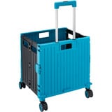 Hazet SHOPPING KART mit HAZET Logo , Trolley hellblau/schwarz, klappbar, Teleskopgriff