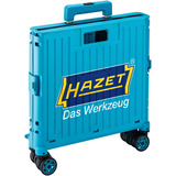 Hazet SHOPPING KART mit HAZET Logo , Trolley hellblau/schwarz, klappbar, Teleskopgriff