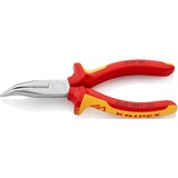 KNIPEX Flachrundzange 25 26 160 , Greifzange gezahnte Griffflächen