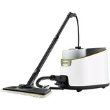 Kärcher SC 4 Deluxe Iron, Dampfreiniger weiß/schwarz, 2.250 Watt, mit Bodenreinigungsset EasyFix und Dampfdruck-Bügeleisen