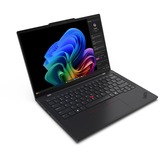 Lenovo ThinkPad T14s G6 (21N10026GE), Notebook schwarz, Qualcomm Snapdragon X Plus X1P-42-100, Qualcomm Adreno GPU, 16 GB LPDDR5X, 512 GB (512 GB SSD), Windows 11 Pro 64-Bit