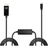 Lindy USB Adapterkabel, USB-C Stecker > HDMI Stecker schwarz, 10 Meter, 4K 60Hz, + HDR