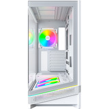 Montech SKY 3 , Tower-Gehäuse weiß, Panorama-Glasfront