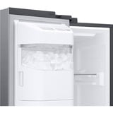 SAMSUNG RH68DG853DS9EG, Side-by-Side edelstahl, Food Showcase Tür, Smart Conversion, Wassertank