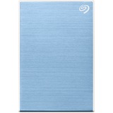 Seagate One Touch mit Kennwort 5 TB, Externe Festplatte hellblau, Micro-USB-B 3.2 Gen 1 (5 Gbit/s)