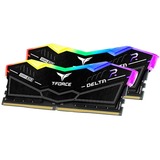 Team Group DIMM 32 GB DDR5-7800 (2x 16 GB) Dual-Kit, Arbeitsspeicher schwarz, FF3D532G7800HC38DDC01, Delta RGB, INTEL XMP