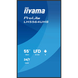 iiyama ProLite LH5564UHS-B1AG, Public Display schwarz (matt), UltraHD/4K, VA, WiFi, Fernbedienung