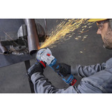 Bosch Akku-Winkelschleifer GWS 18V-11PS Professional solo, 18Volt blau/schwarz, ohne Akku und Ladegerät, mit Vibration Control-Zusatzhandgriff 