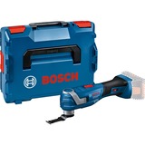 Bosch Professional Akku-Multi-Cutter GOP 18V-34 Solo Professional, 18Volt, Multifunktions-Werkzeug blau/schwarz, ohne Akku und Ladegerät, L-BOXX + Zubehör-Box