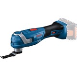 Bosch Professional Akku-Multi-Cutter GOP 18V-34 Solo Professional, 18Volt, Multifunktions-Werkzeug blau/schwarz, ohne Akku und Ladegerät, L-BOXX + Zubehör-Box