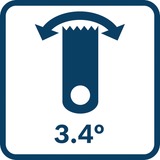 Bosch Professional Akku-Multi-Cutter GOP 18V-34 Solo Professional, 18Volt, Multifunktions-Werkzeug blau/schwarz, ohne Akku und Ladegerät, L-BOXX + Zubehör-Box
