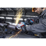 Bosch Professional Akku-Winkelschleifer GWS 18V-11PS Professional solo, 18Volt blau/schwarz, ohne Akku und Ladegerät, mit Vibration Control-Zusatzhandgriff 