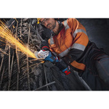 Bosch Professional Akku-Winkelschleifer GWS 18V-11PS Professional solo, 18Volt blau/schwarz, ohne Akku und Ladegerät, mit Vibration Control-Zusatzhandgriff 