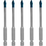 Bosch Professional EXPERT HEX-9 HardCeramic Dachziegel-Bohrer, Ø 5mm 5 Stück, Länge 90mm