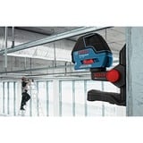 Bosch Professional Linienlaser GLL 3-50 Professional, Kreuzlinienlaser blau/schwarz, L-BOXX 136, rote Laserlinien