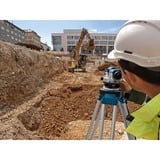Bosch Professional Optisches Nivelliergerät GOL 32 D Professional, mit Baustativ blau, Maßeinheit 360 Grad