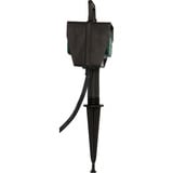 Brennenstuhl Garten-Steckdose mit Erdspieß, 4-fach, Steckdosenleiste schwarz, 10 Meter