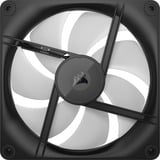 Corsair iCUE LINK LX140-R RGB PWM Reverse, Gehäuselüfter schwarz, 2er Pack, 140 mm