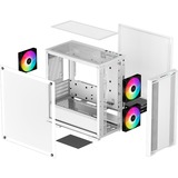 DeepCool CC360 WH ARGB, Tower-Gehäuse weiß, Tempered Glass