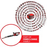 EINHELL Akku-Heckenschere GE-CH 36/65 Li-Solo, 36Volt (2x18V) rot/schwarz, ohne Akku und Ladegerät