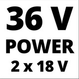 EINHELL Akku-Heckenschere GE-CH 36/65 Li-Solo, 36Volt (2x18V) rot/schwarz, ohne Akku und Ladegerät
